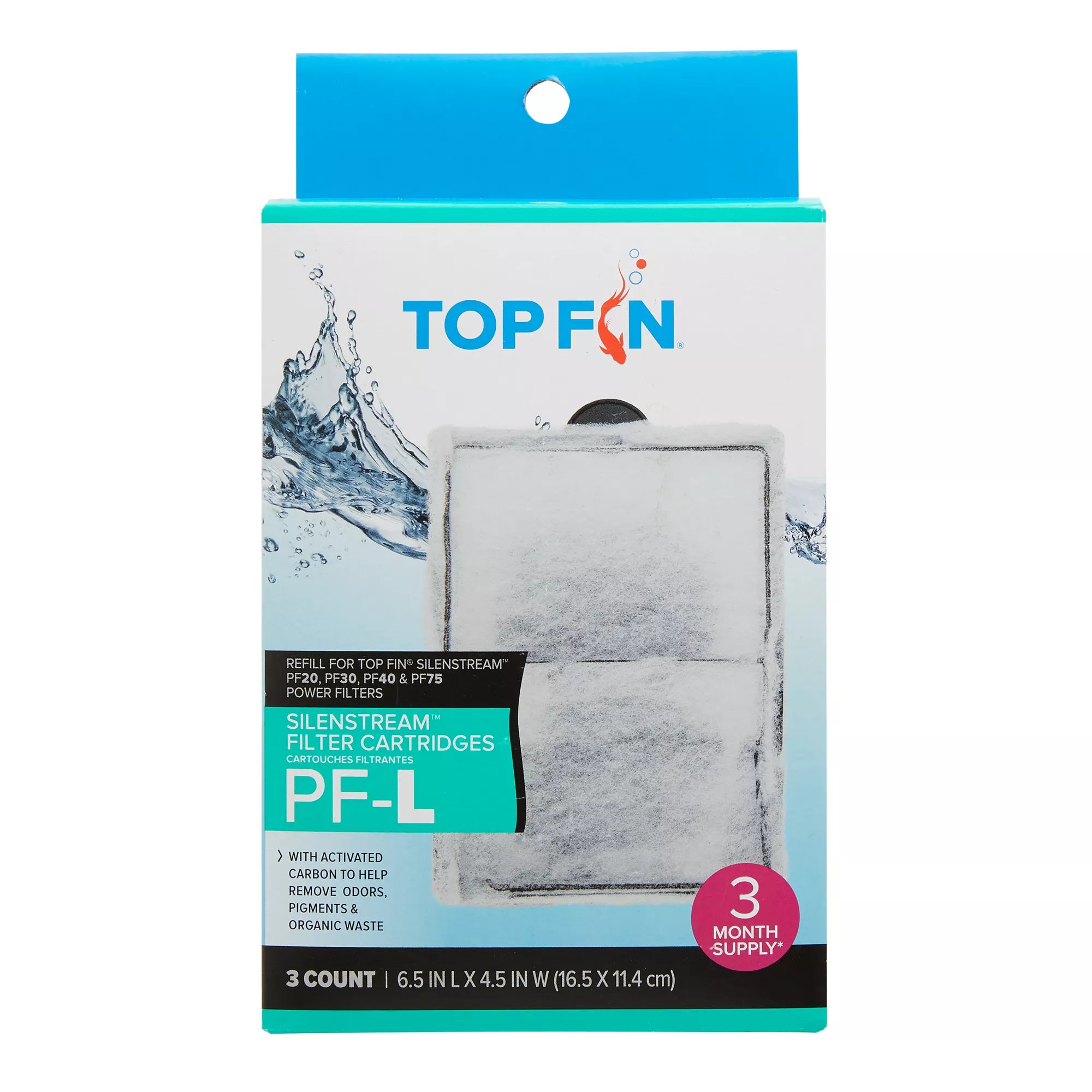 Top Fin Silenstream Filter Cartridge - 3pk