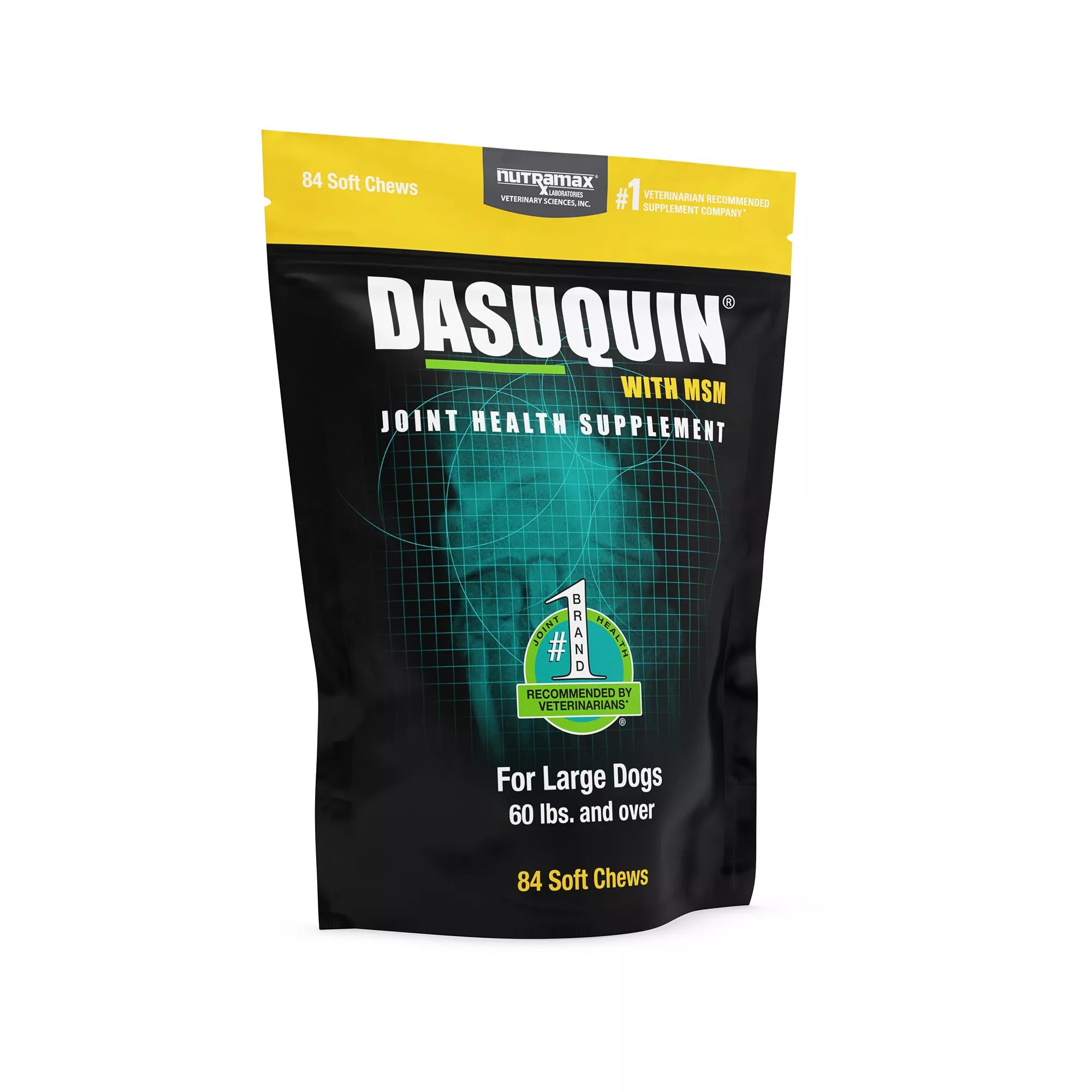 Nutramax Dasuquin with MSM - Soft Chew Joint Health Supplement for Large Dogs - 84 Count
