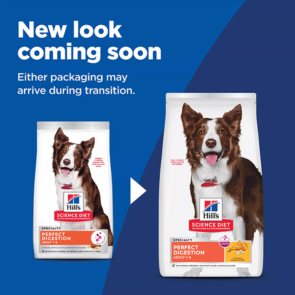 Hill's Science Diet Perfect Digestion Adult Dog Food - Dry - Chicken & Brown Rice