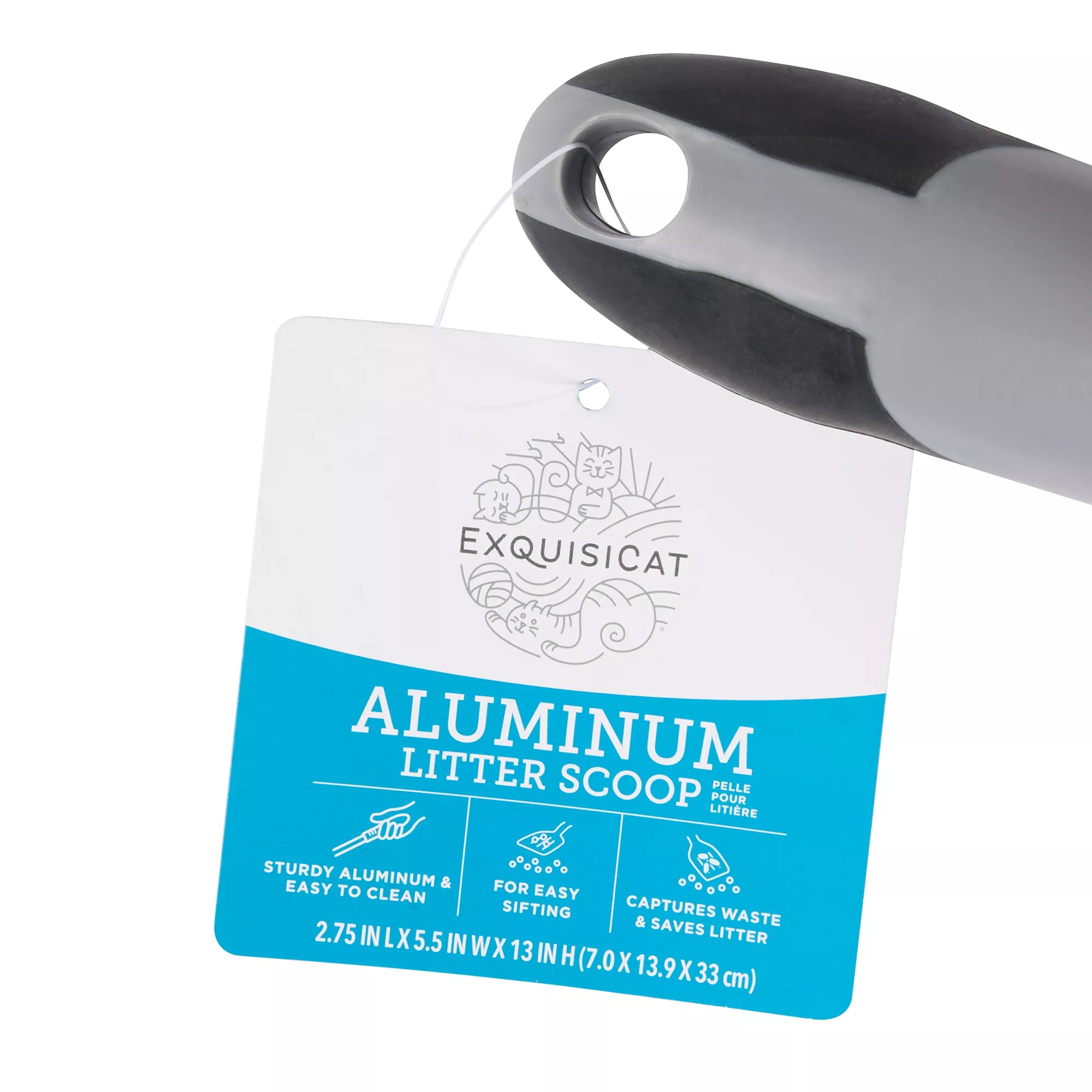ExquisiCat Aluminum Cat Litter Scoop
