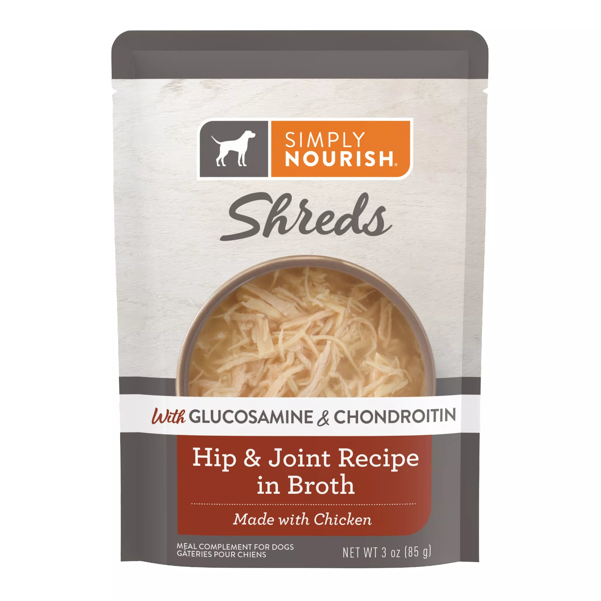 Simply Nourish Natural Pet Food Solutions Hip & Joint All Life Stage Dog Meal Topper - 3 Oz.,