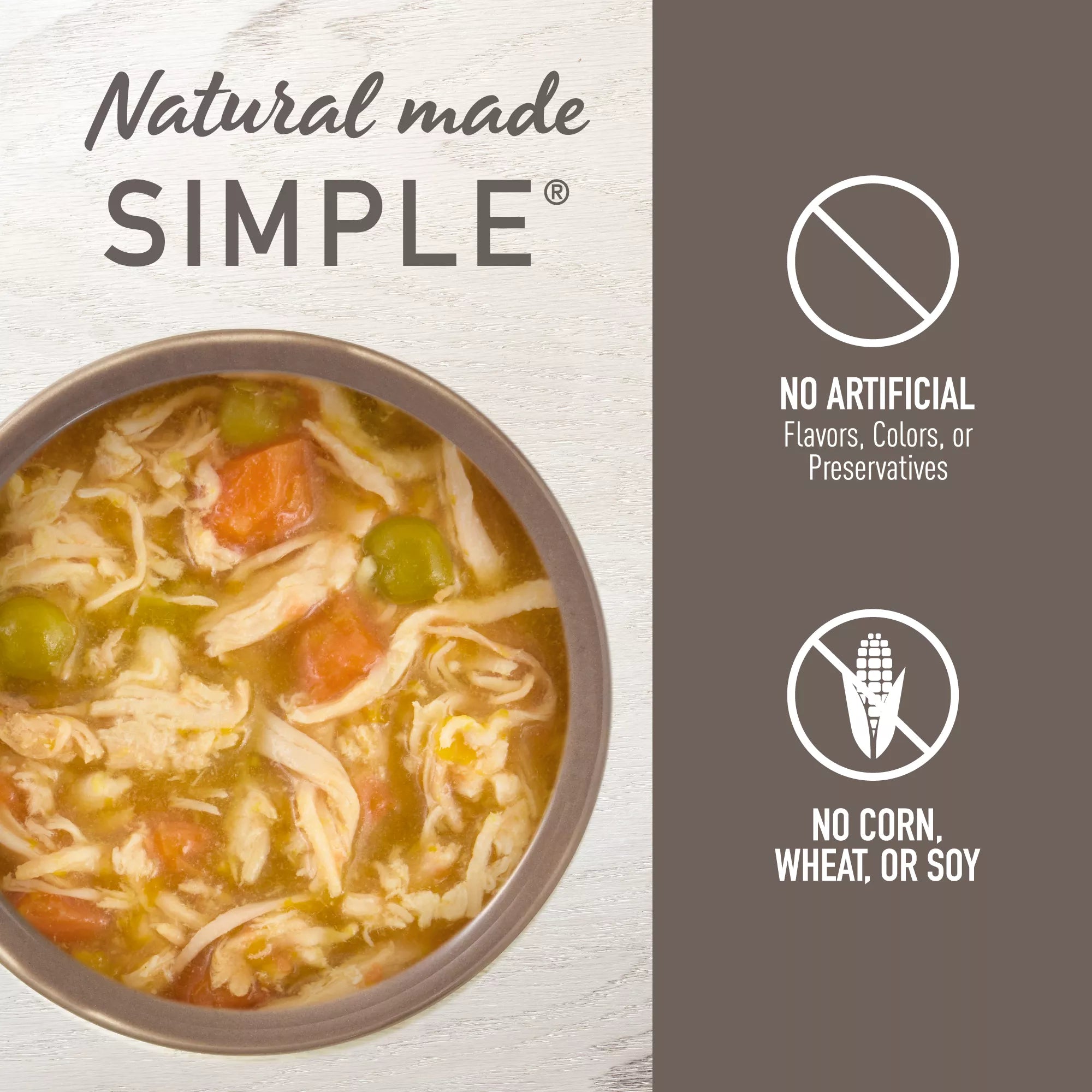 Simply Nourish Natural Pet Food Solutions Gut Health All Life Stage Dog Meal Topper - 3 Oz.,