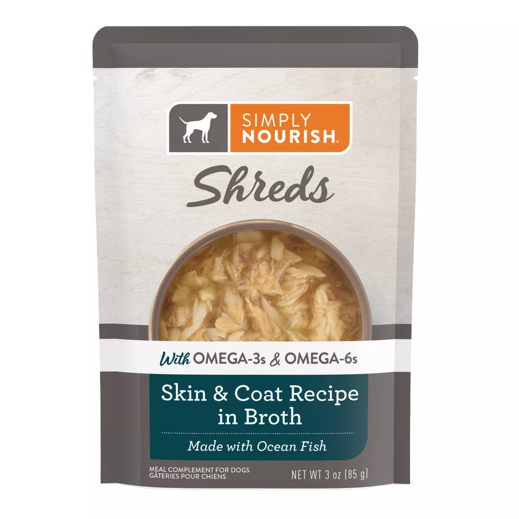 Simply Nourish Natural Pet Food Solutions Skin & Coat All Life Stage Dog Meal Topper - 3 Oz.,