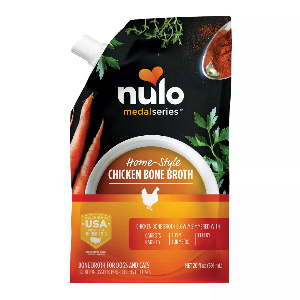 Nulo MedalSeries Bone Broth All Life Stage Wet Dog & Cat Food Topper - 20 Oz.