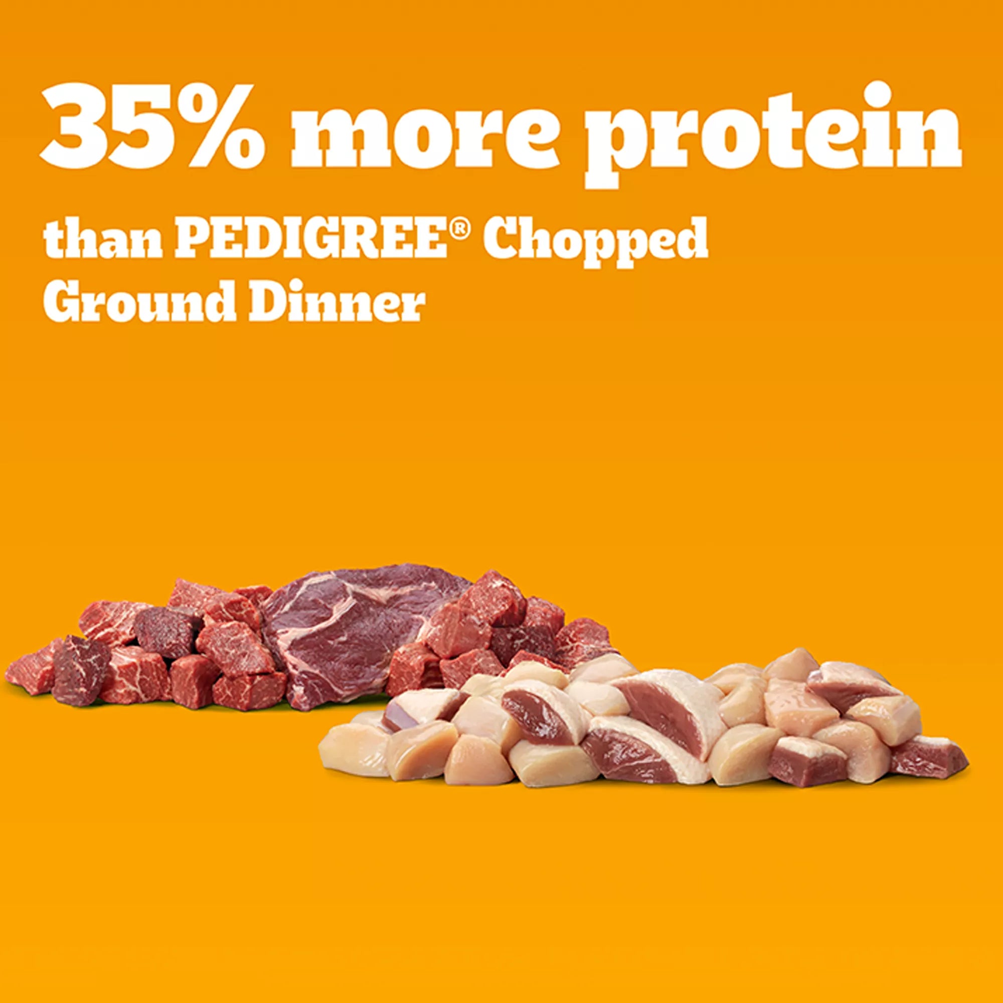 Pedigree High Protein All Life Stage Wet Dog Food - Chopped, 12 Count, Pet Food Variety Pack