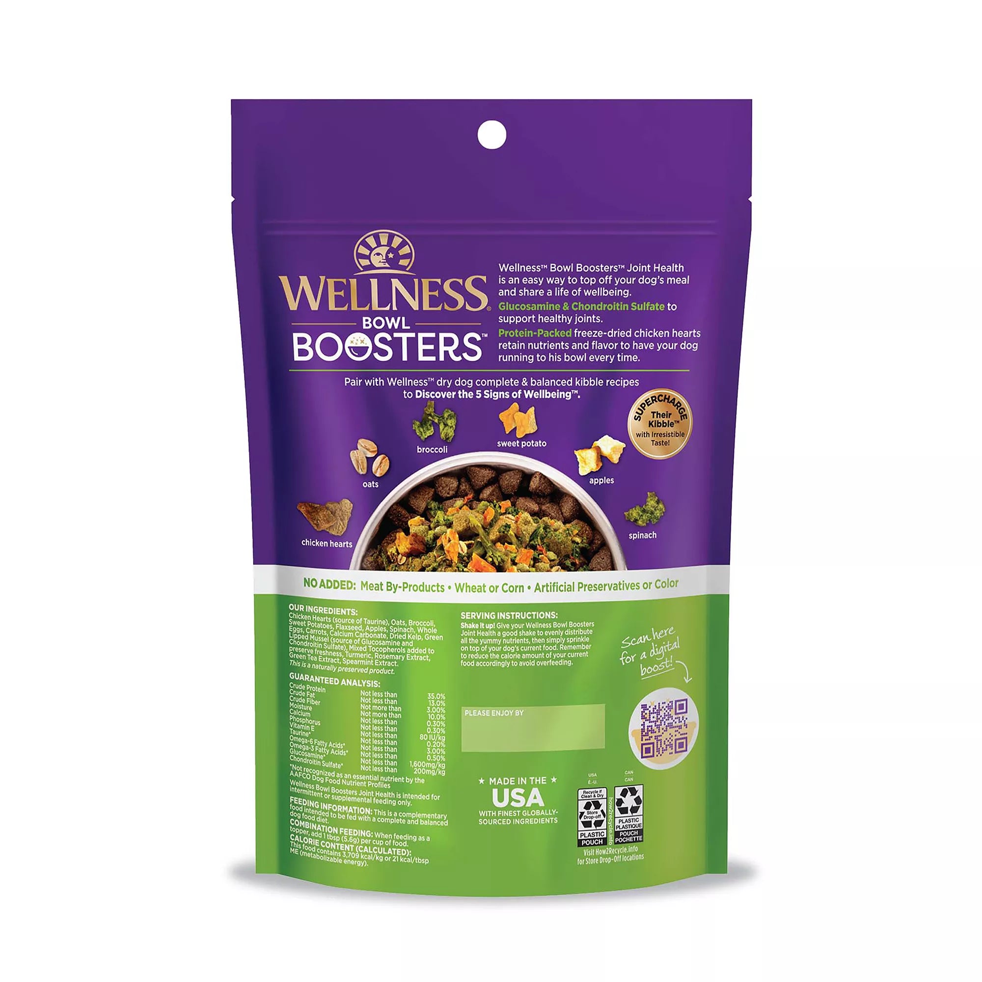 Wellness CORE Bowl Boosters All Life Stage Dog Food Topper - Joint Health, Chicken