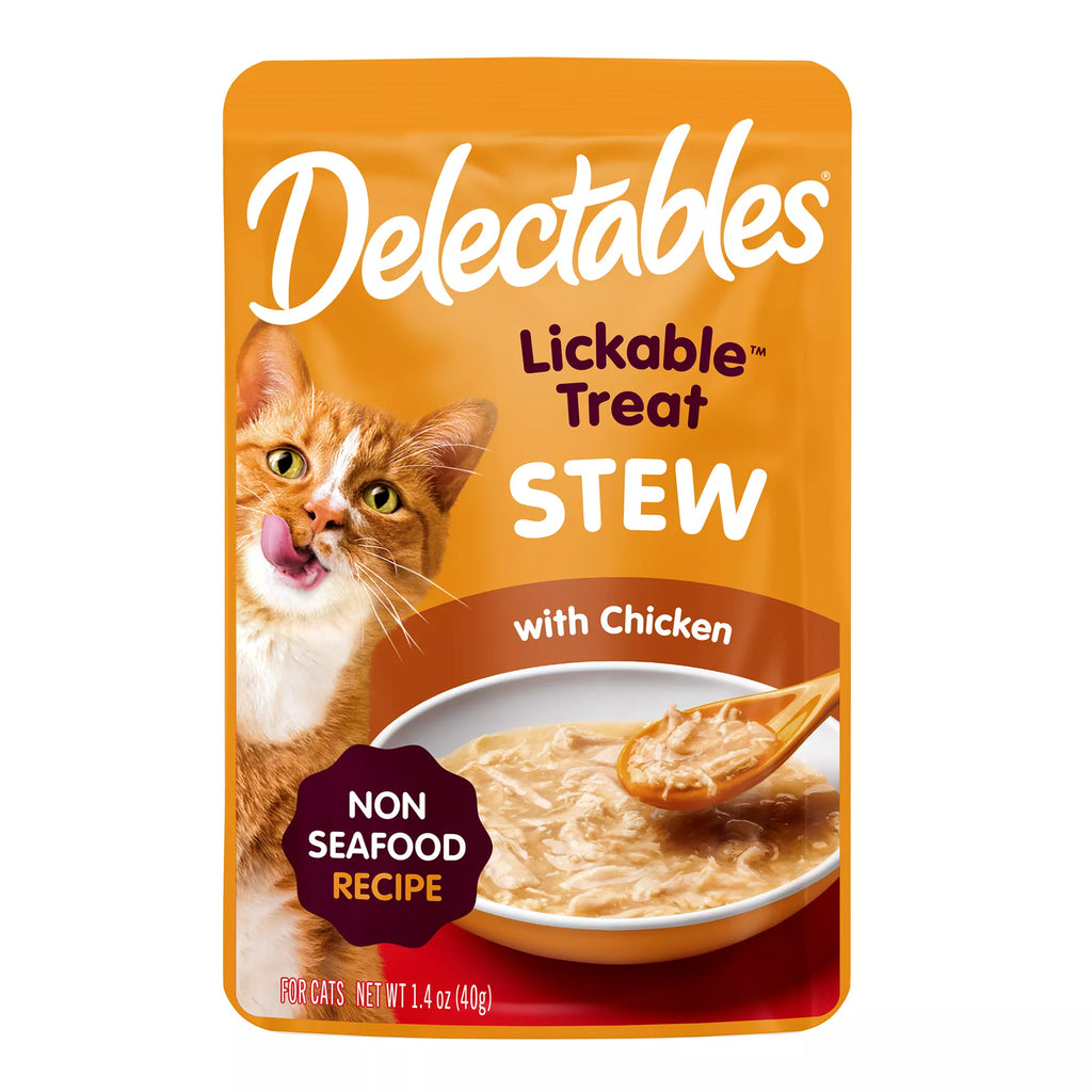 Hartz Delectables Lickable Treats Stew Cat Treat Chicken, 1.4oz