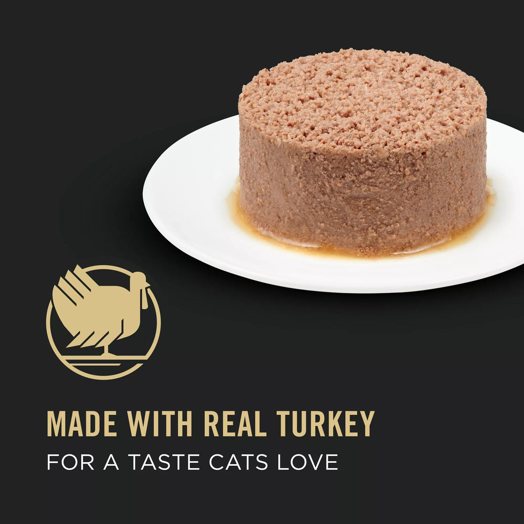 Purina Pro Plan Hairball  Wet Cat Food - Adult - No Artificial Colors or Preservatives, 3 Oz