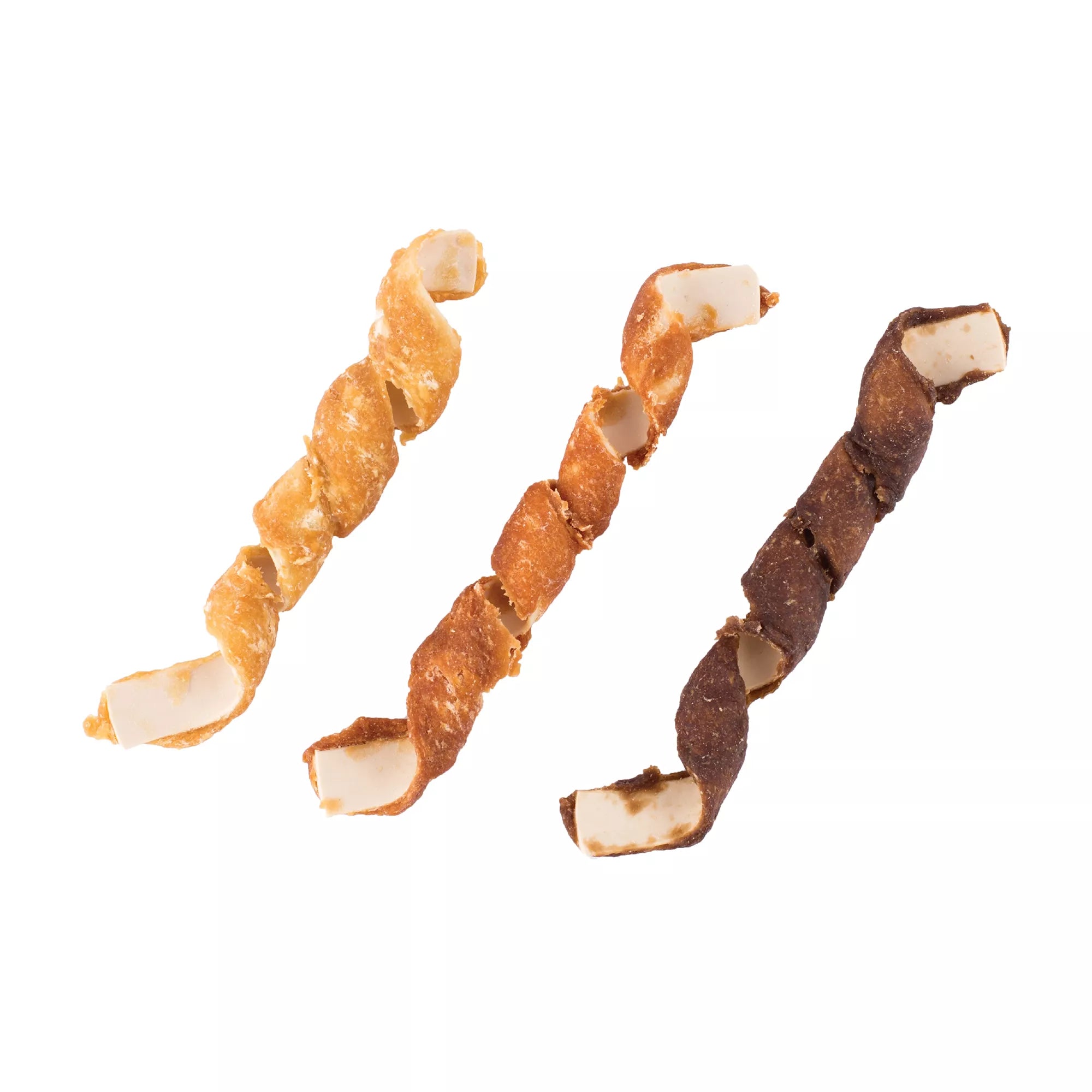 SmartBones Spirals Variety Dog Treat - Chicken, Pork & Beef