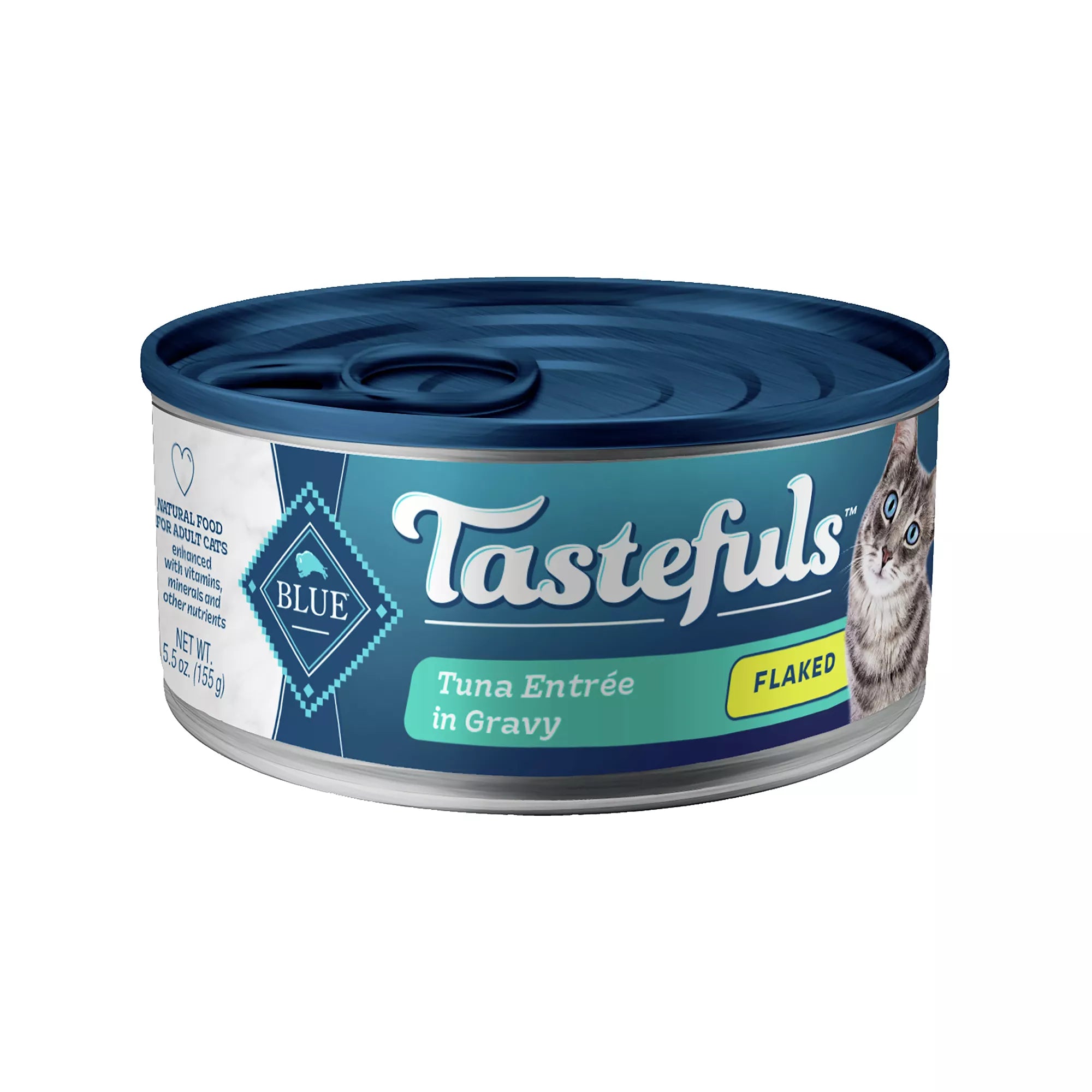 Blue Buffalo Tastefuls Flaked Wet Cat Food - Natural Pet Food, Tuna
