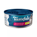 Blue Buffalo Tastefuls Flaked Wet Cat Food - Natural Pet Food, Fish & Shrimp