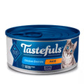 Blue Buffalo Tastefuls Wet Cat Food Pate - Natural Pet Food, Chicken