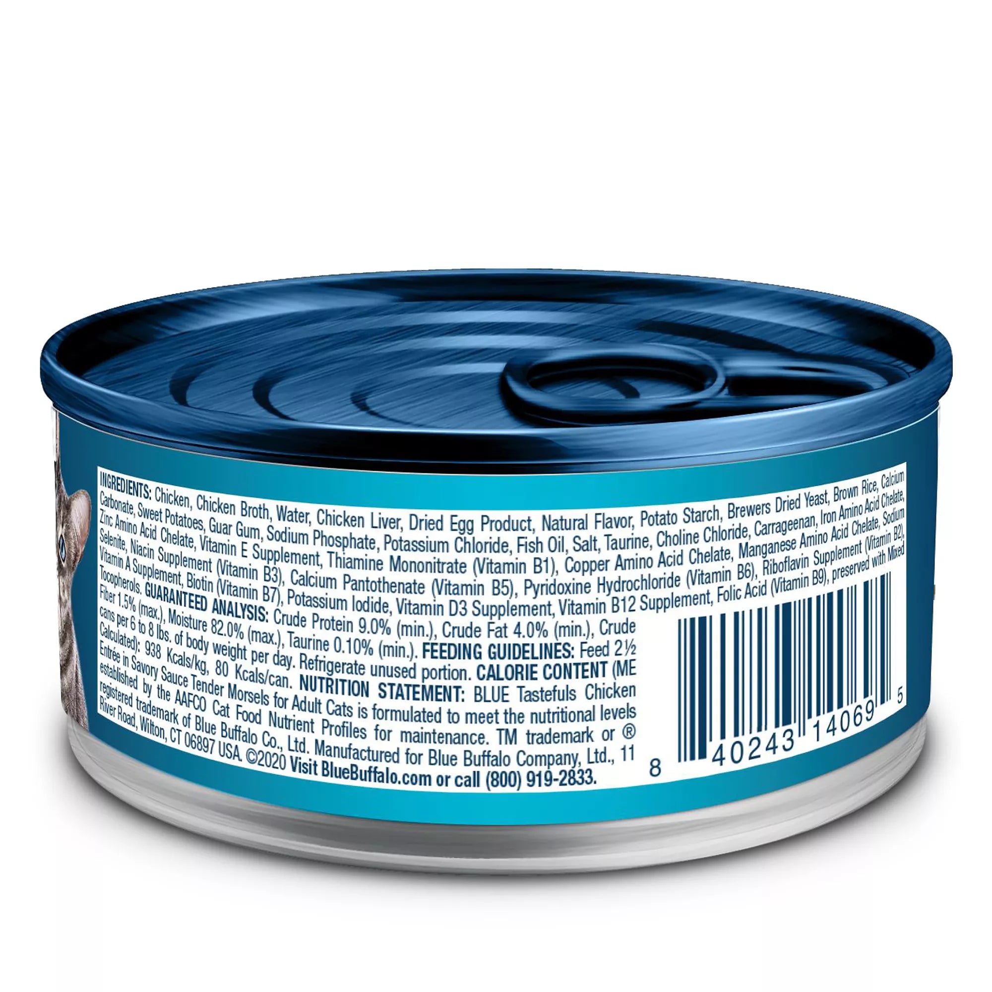 Blue Buffalo Tastefuls Wet Cat Food - Adult Tender Morsels - Natural Pet Food, Chicken