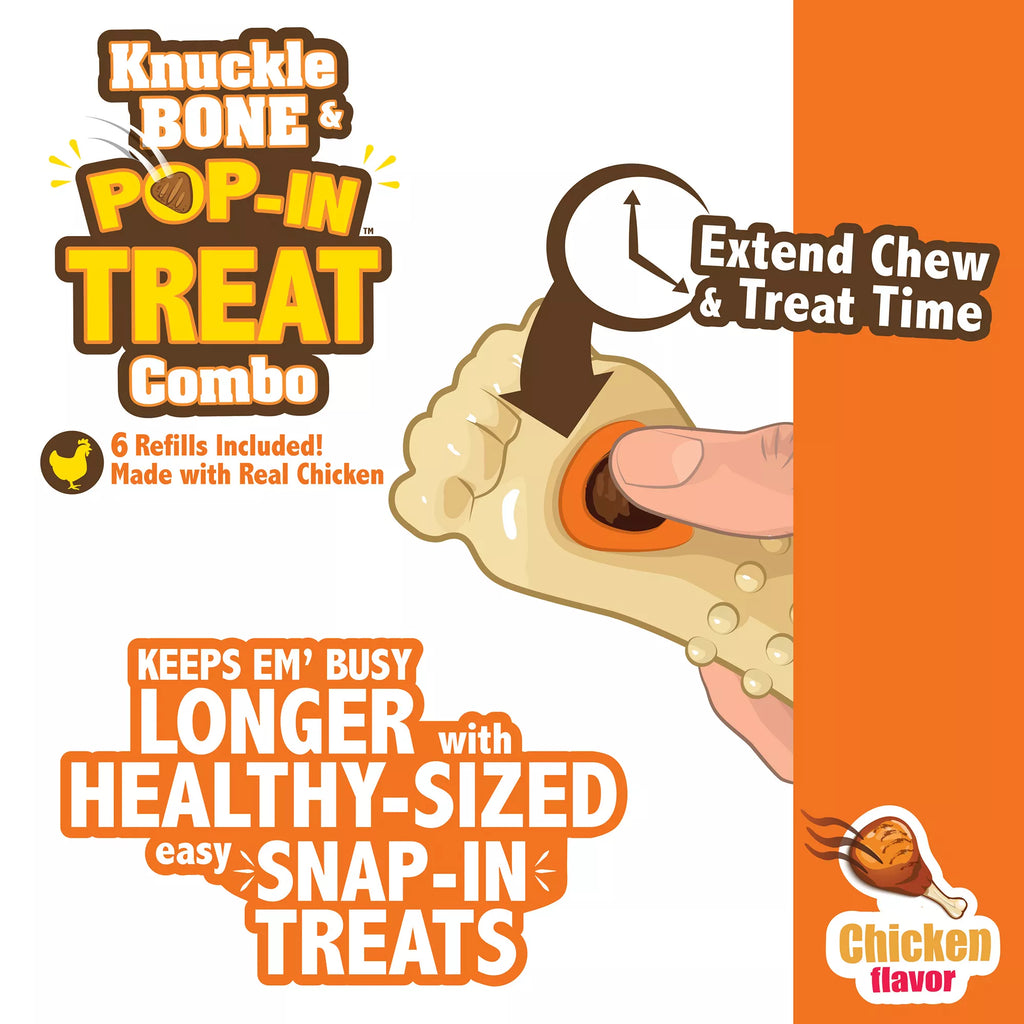 Nylabone Pop-In Treat Refills - Chicken Flavor