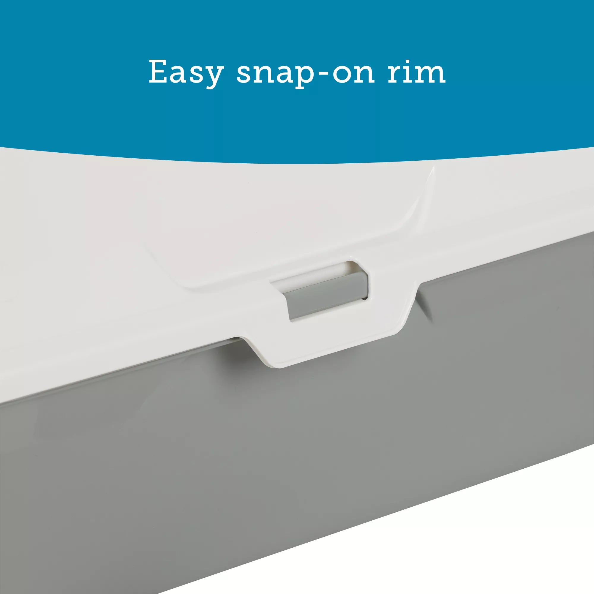 ExquisiCat Plastic Rimmed Litter Box