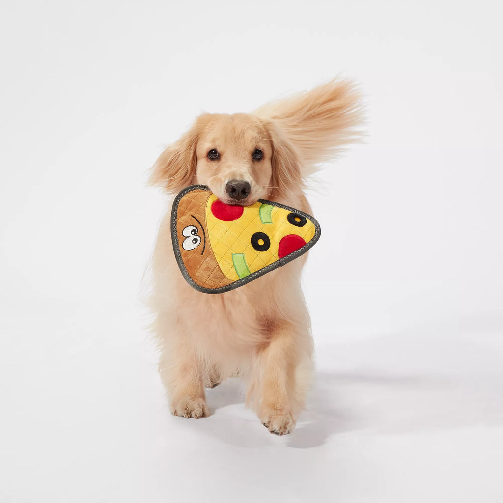 Joyhound Rip Roarin' Tough Pizza Dog Toy - Tough Plush