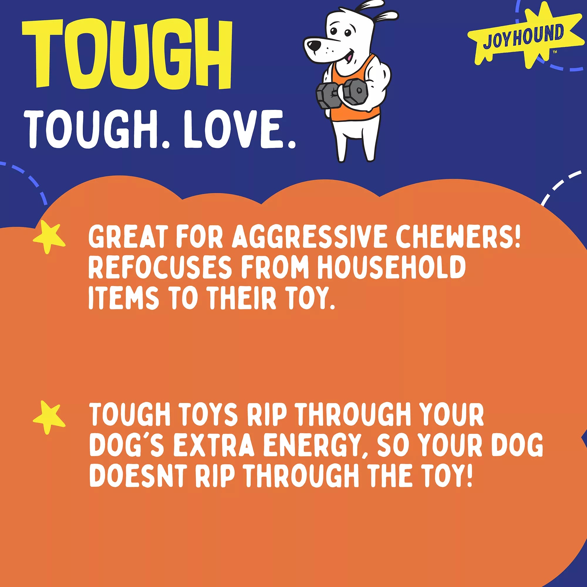 Joyhound Rip Roarin' Tough Pizza Dog Toy - Tough Plush