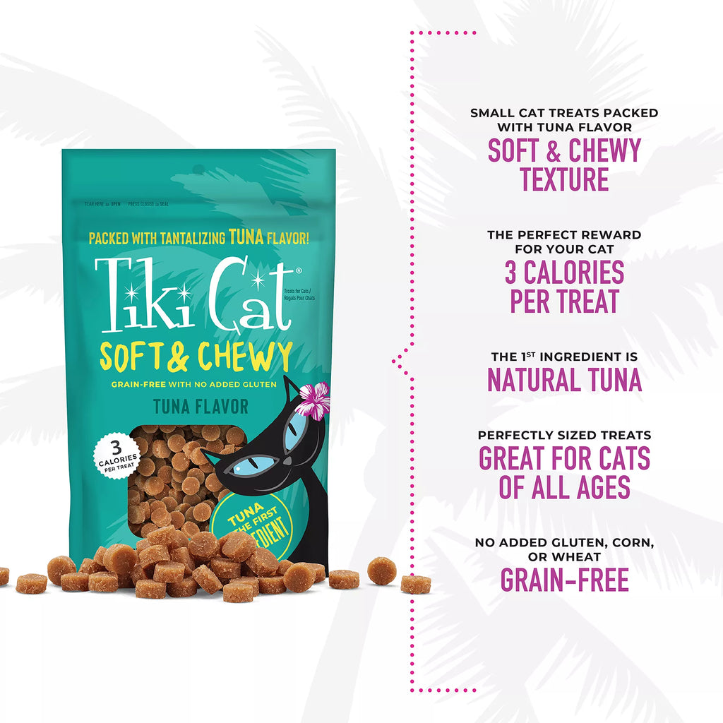 Tiki Cat Soft & Chewy Tuna Cat Treats