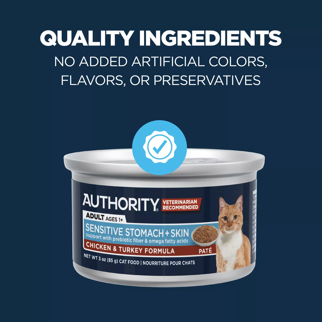 Authority Sensitive Stomach + Skin - Chicken & Turkey 3oz
