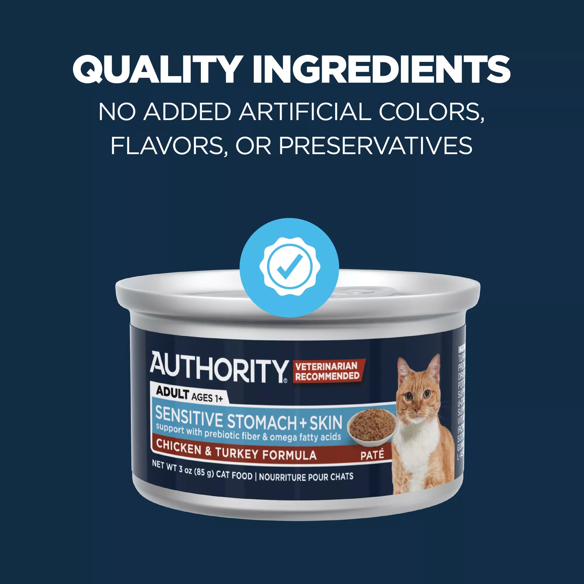 Authority Sensitive Stomach + Skin - Chicken & Turkey 3oz