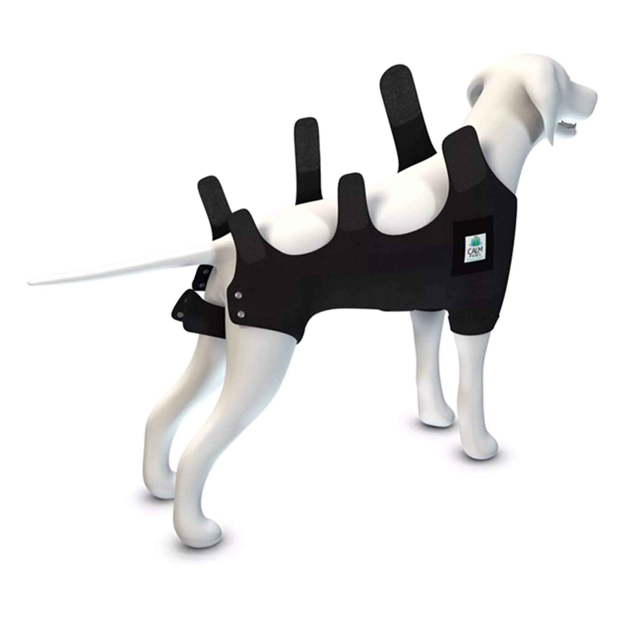 Calm Paws Premium Recovery Vest and Calming Disk for Dogs