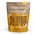 Collachews Beef + Collagen Rawhide Free 5" Stix Dog Treat - Peanut Butter, 25 Count