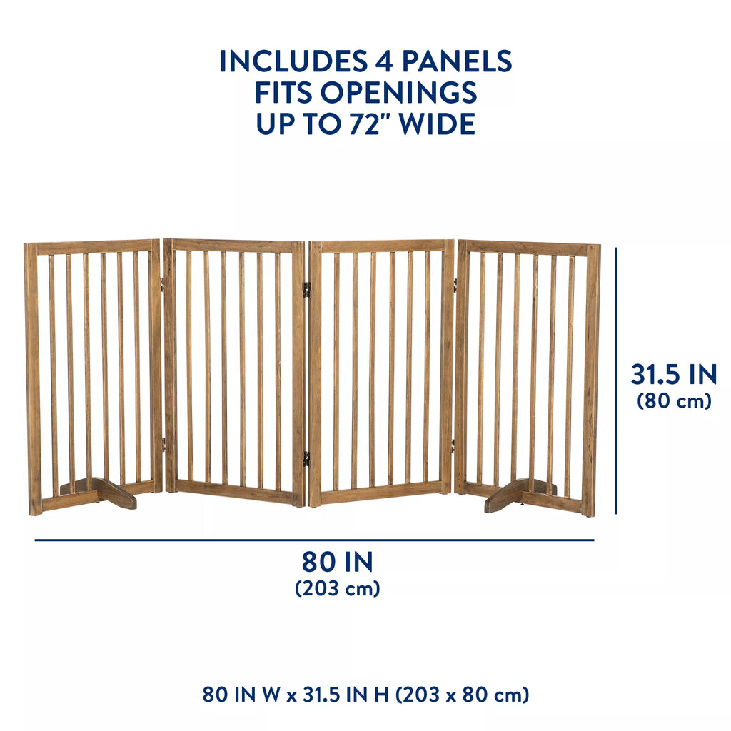 Top Paw 4-Panel Foldable Pet Gate