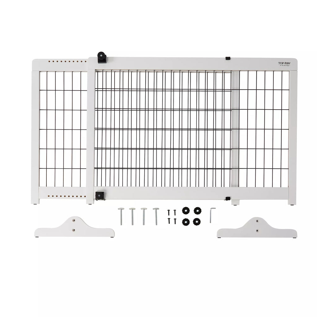 Top Paw Free-Standing High Adjustable Pet Gate