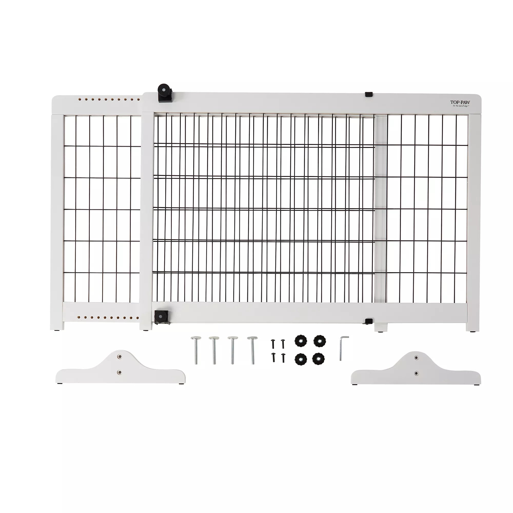 Top Paw Free-Standing High Adjustable Pet Gate