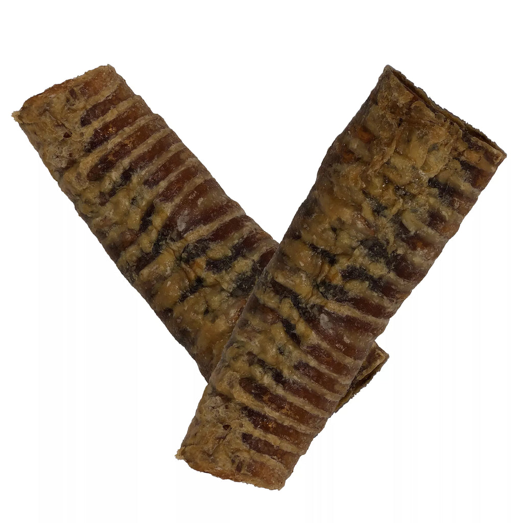 Sweet Comb Honey Coated Water Buffalo Trachea Tubes Dog Chew