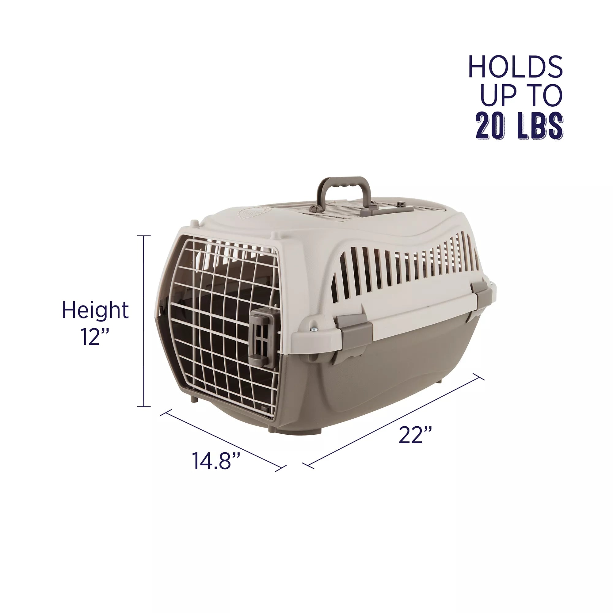 Whisker City Two Door Top Load Portable Kennel