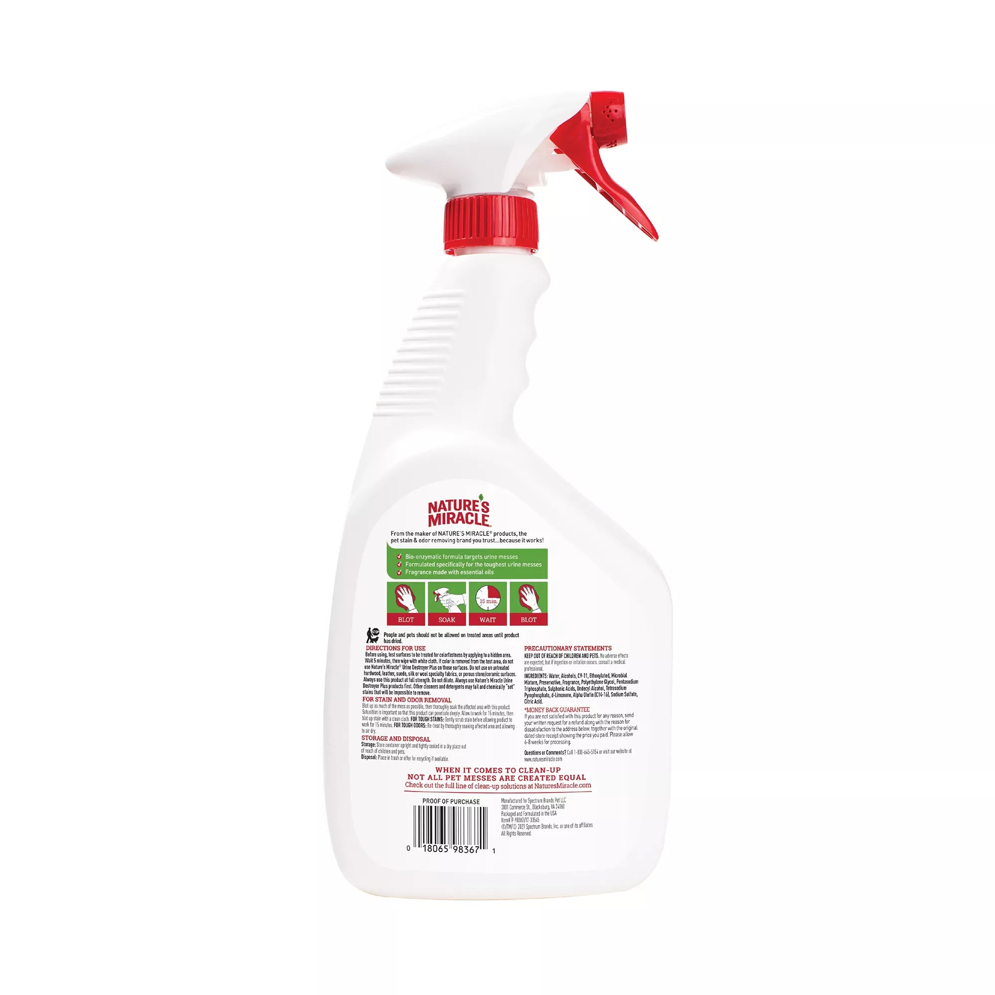 Nature's Miracle Urine Destroyer Plus