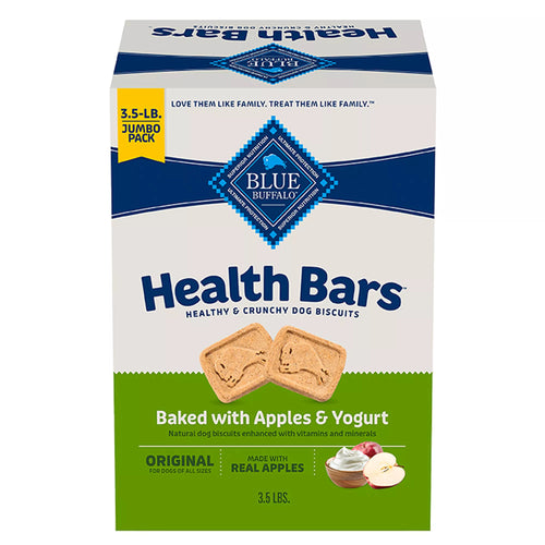 Blue Buffalo Health Bars Crunchy All Life Stages Dog Treats - 3.5 lb