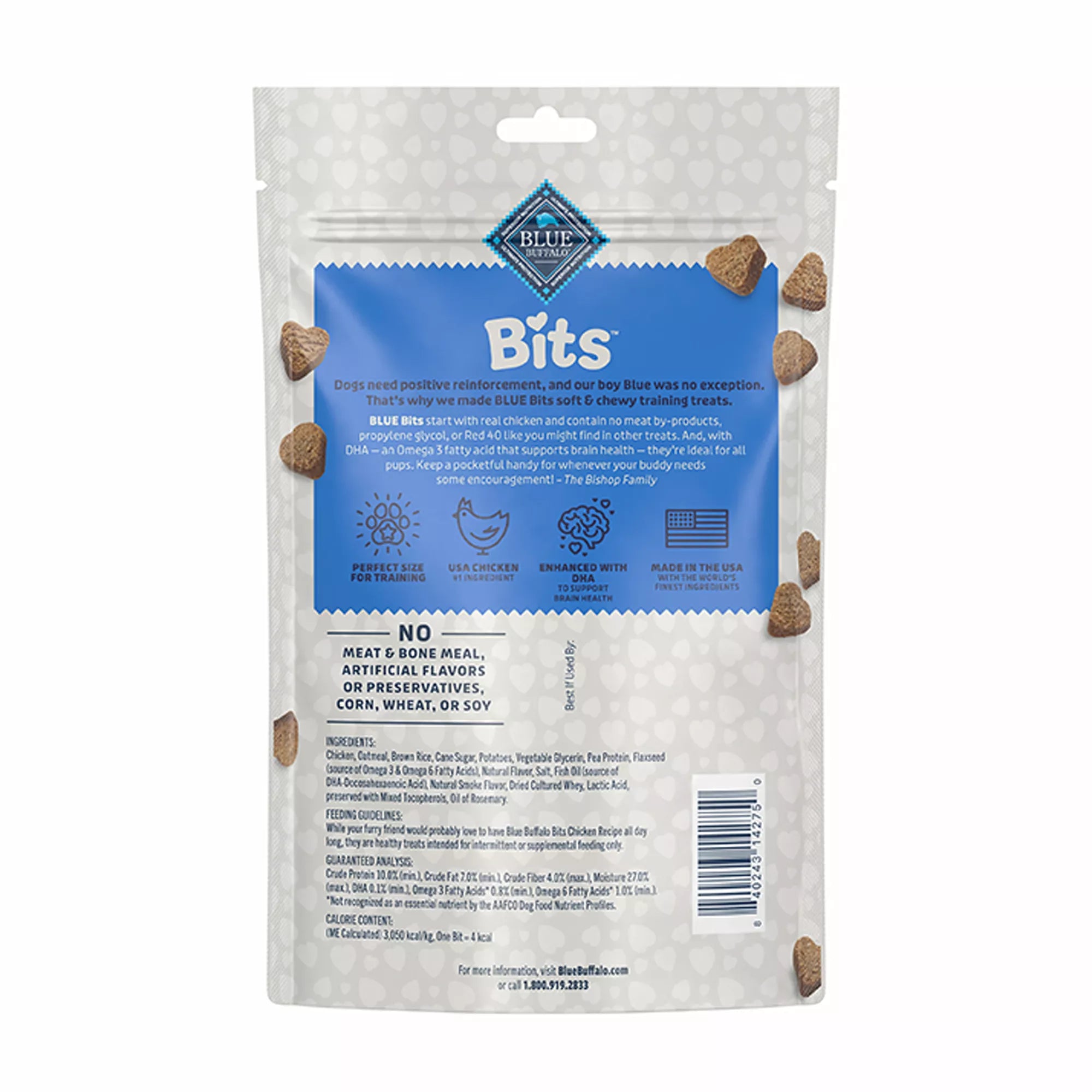 Blue Buffalo Bits Soft & Chewy All Life Stages Dog Training Treats - Chicken, 11 oz