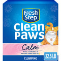 Fresh Step Clean Paws Calm Clumping Clay Cat Litter - Scented, Low Tracking