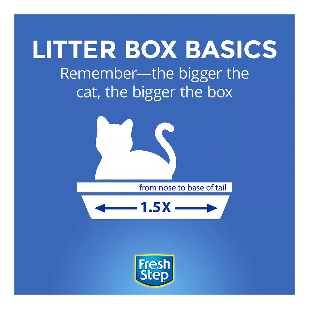 Fresh Step Clean Paws Calm Clumping Clay Cat Litter - Scented, Low Tracking