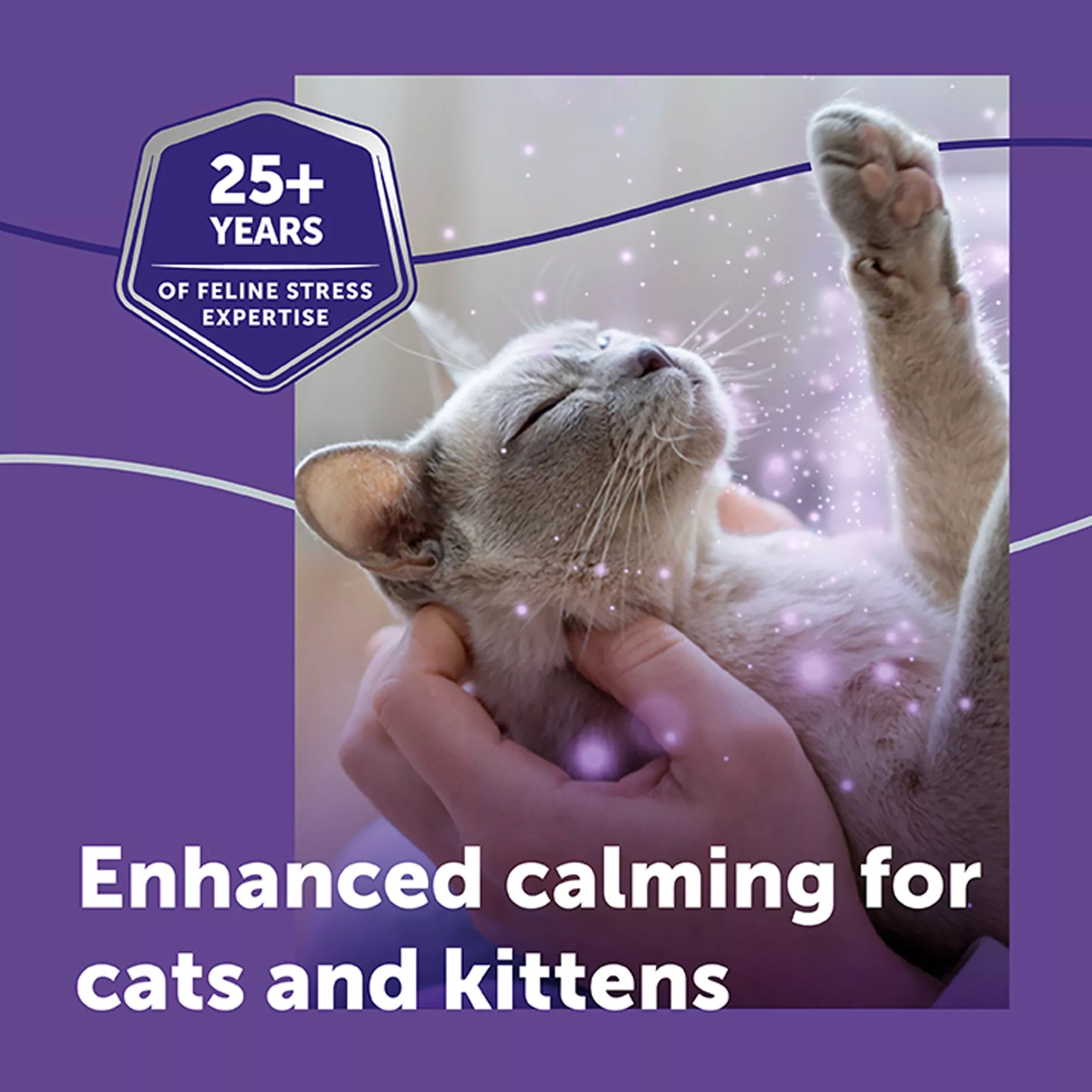 FELIWAY Optimum Enhanced Calming Plug-In Diffuser for Cats - 30 Day Starter Kit with 48mL Refill