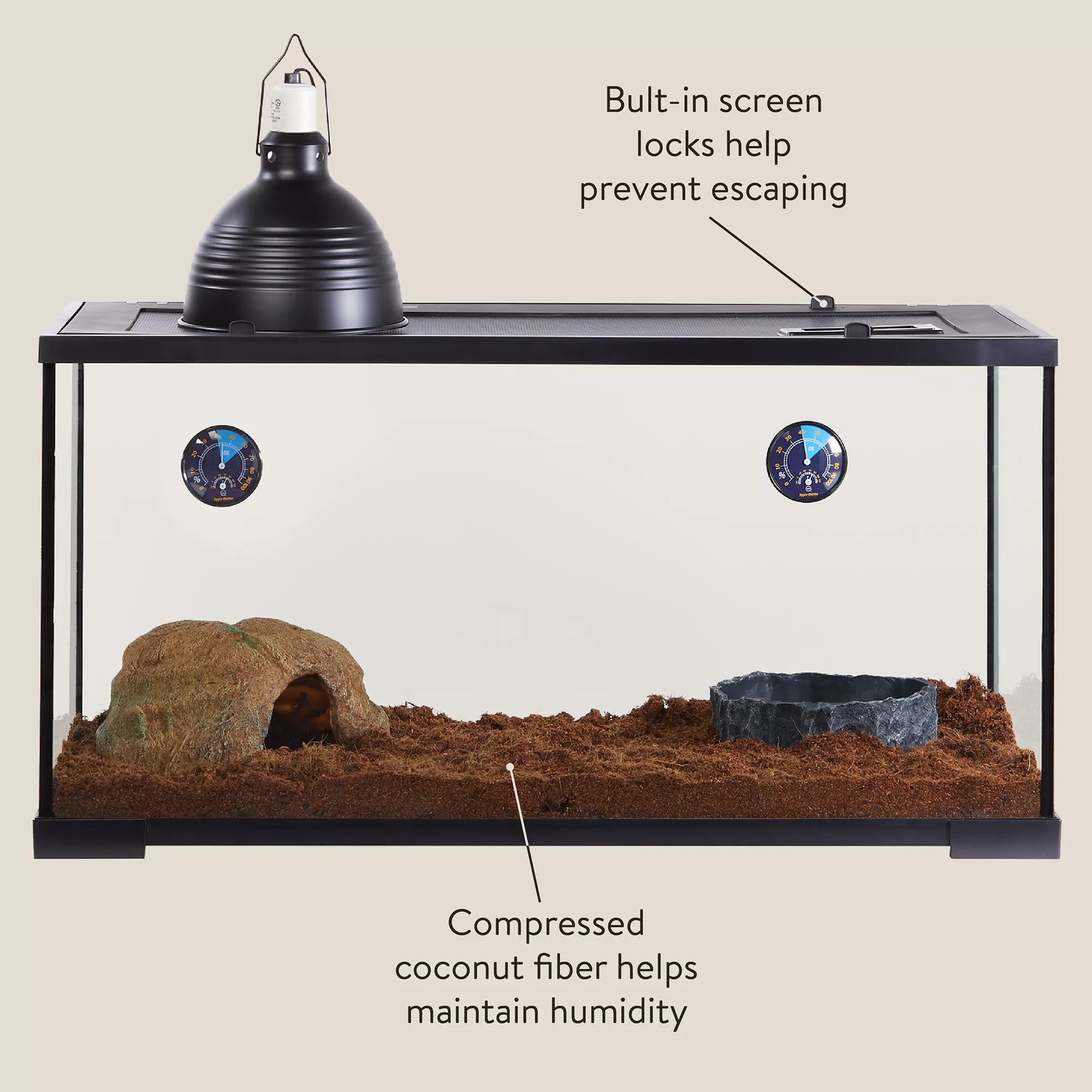 Thrive Temperate Reptile Terrarium Essentials Kit - 40 Gallon