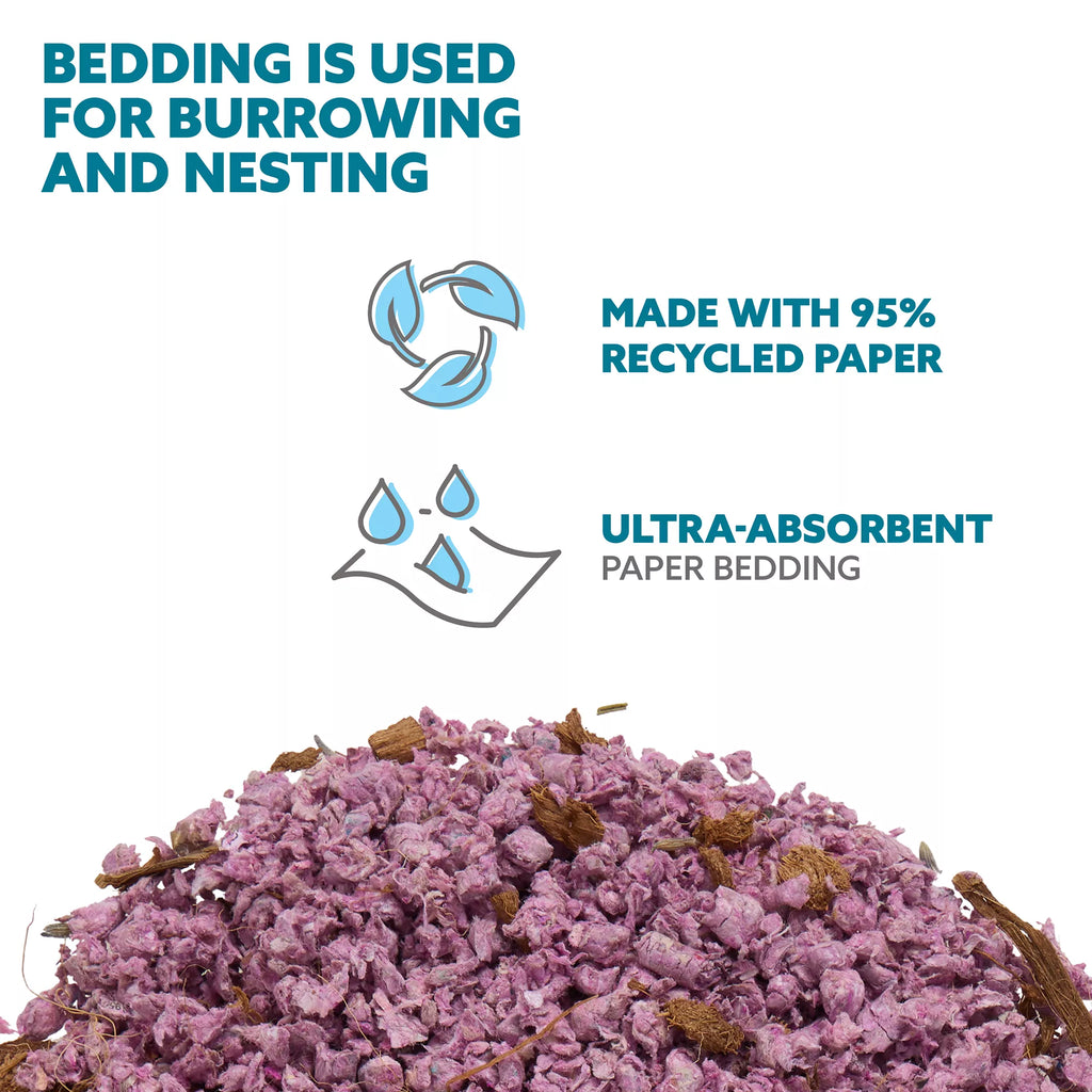 Full Cheeks Odor Control Small Pet Crumbled Paper Bedding - Lavendar & Coconut Scent