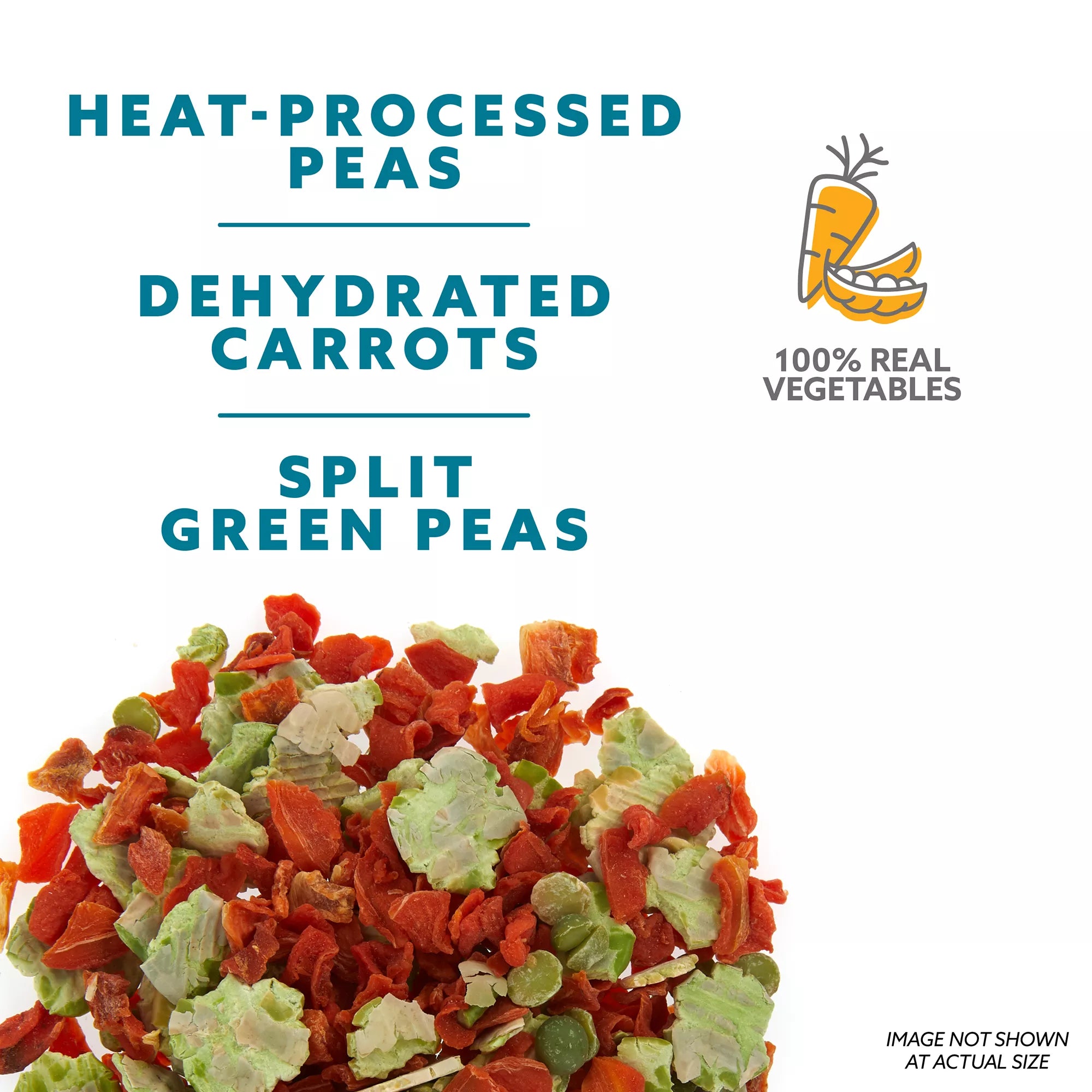 Full Cheeks Small Pet Peas & Carrots Mix