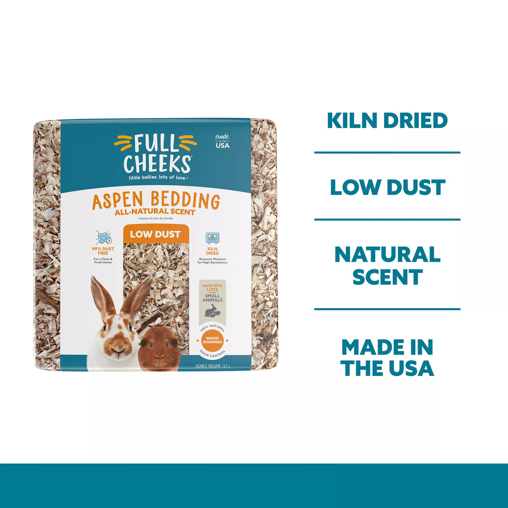 Full Cheeks Small Pet Aspen Bedding