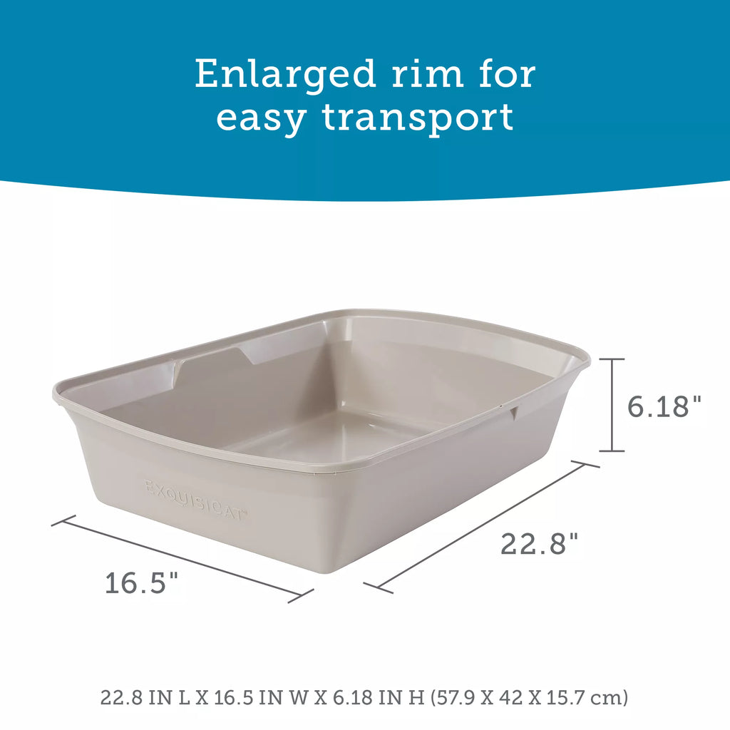 ExquisiCat Extra-Large Open Litter Box