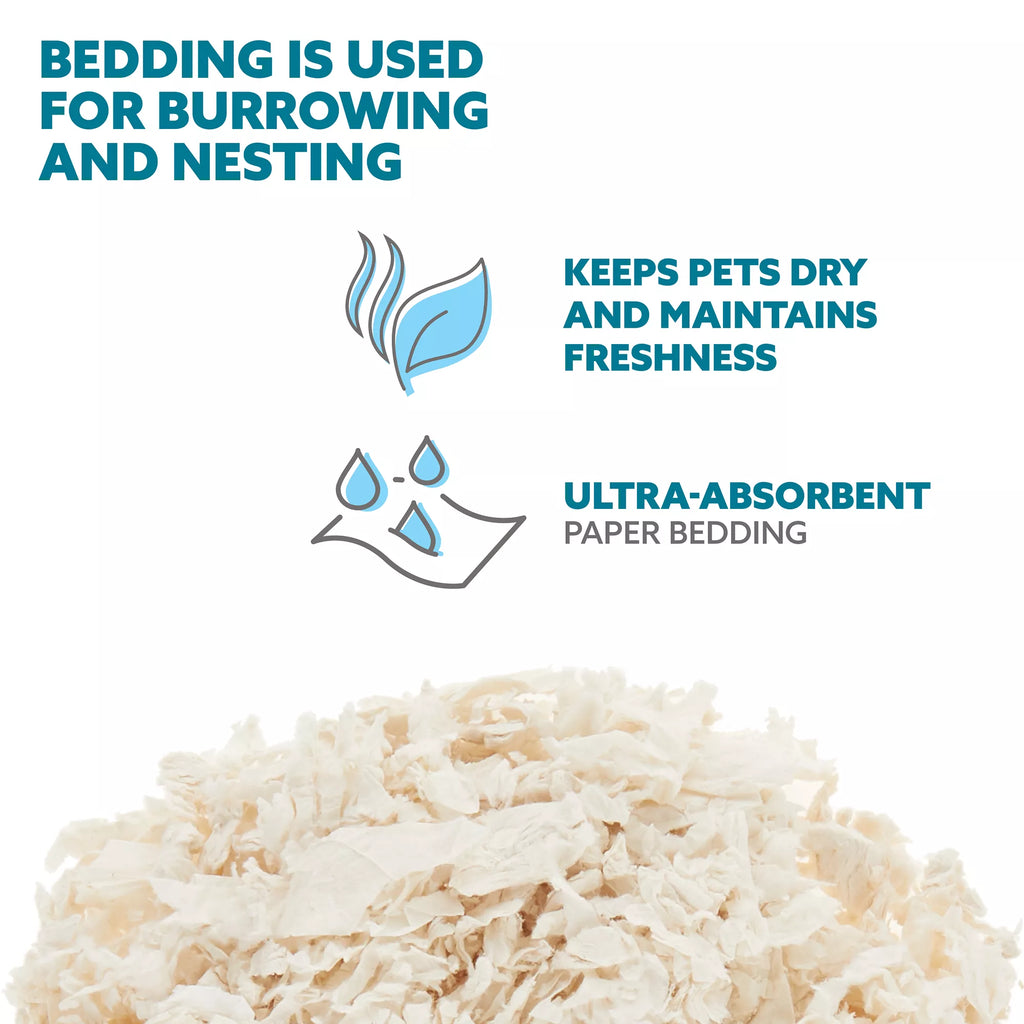 Full Cheeks Odor Control Small Pet Paper Bedding - Classic White