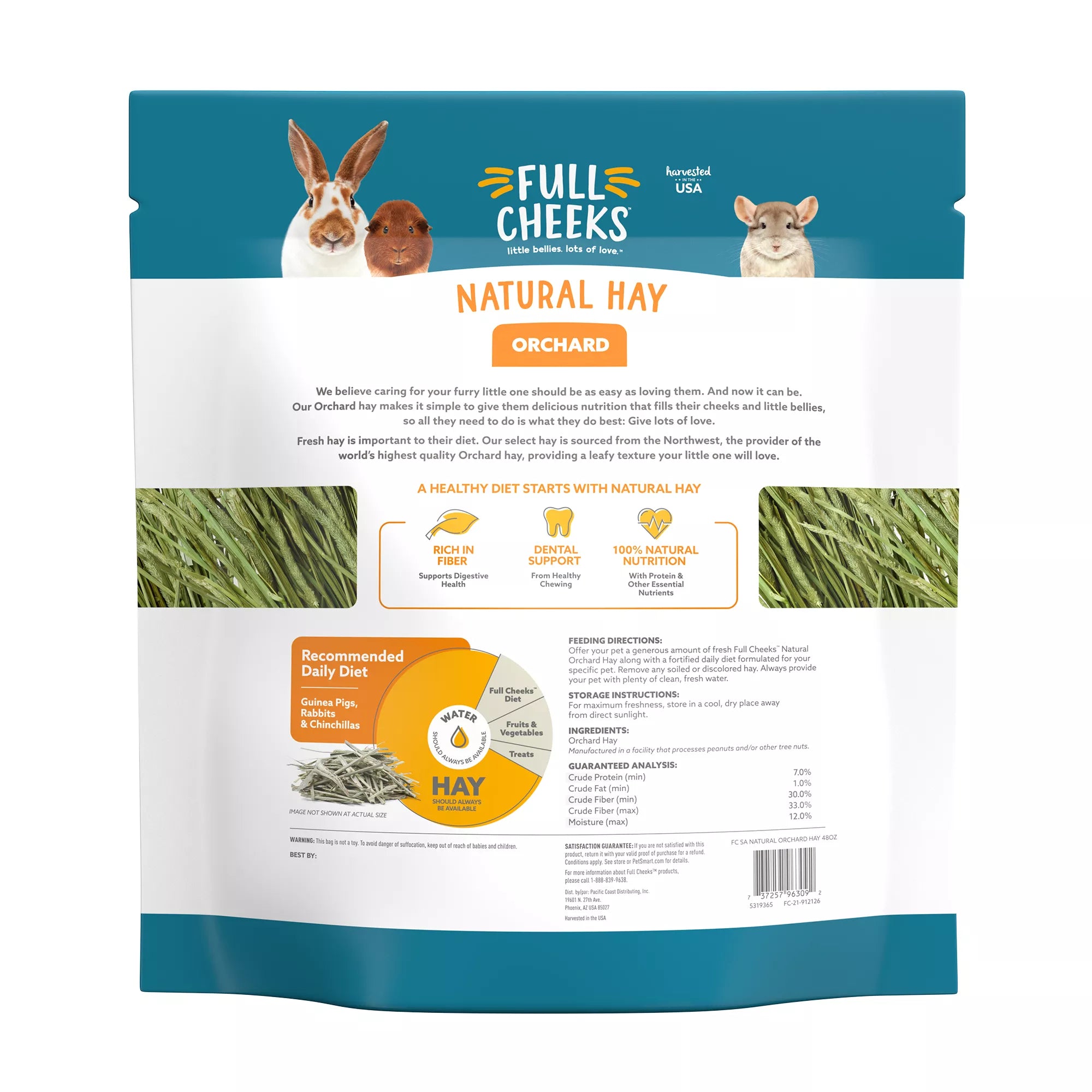 Full Cheeks Natural Pet Food Orchard Hay