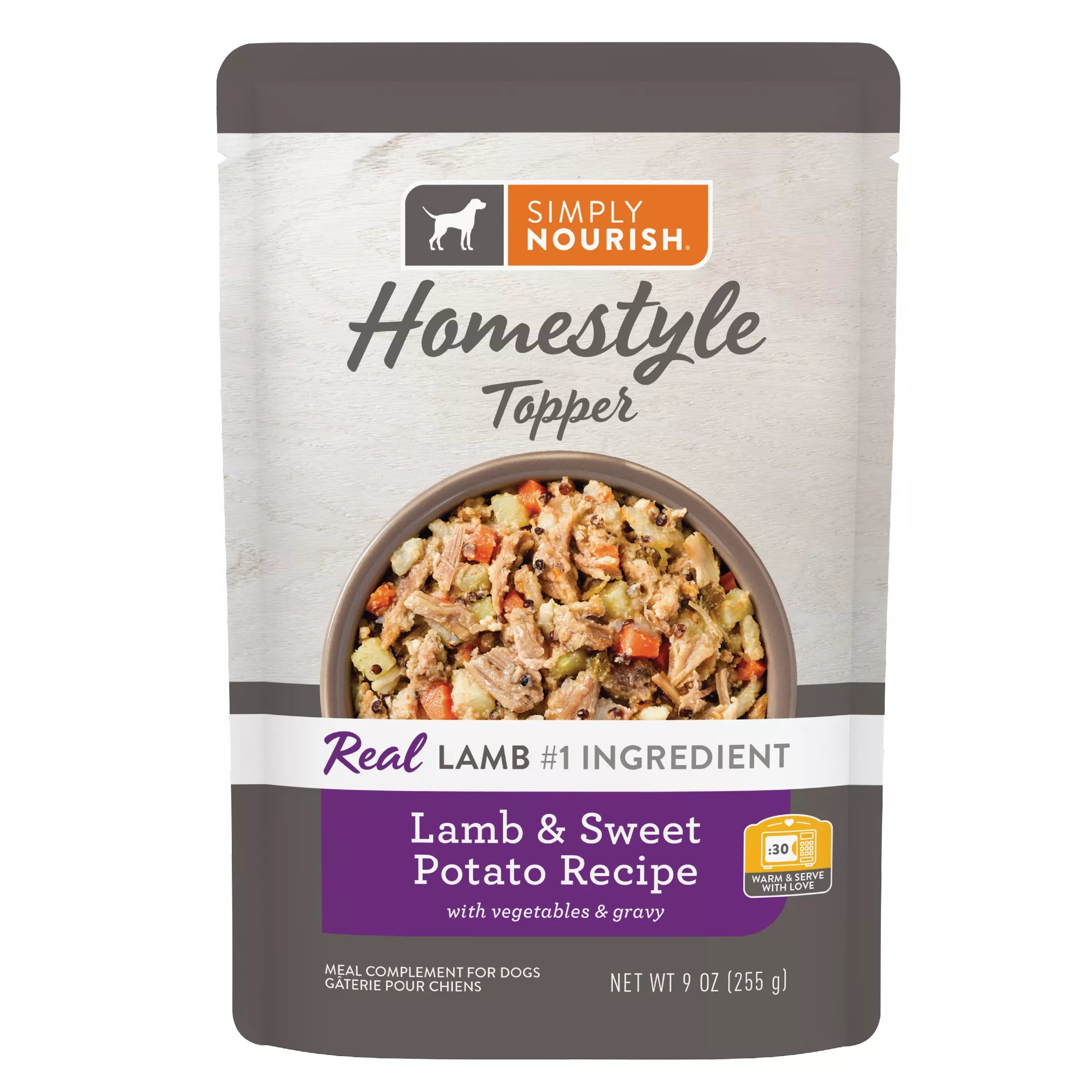 Simply Nourish Homestyle Meal Topper Adult Dog Meal Complement - 9 oz