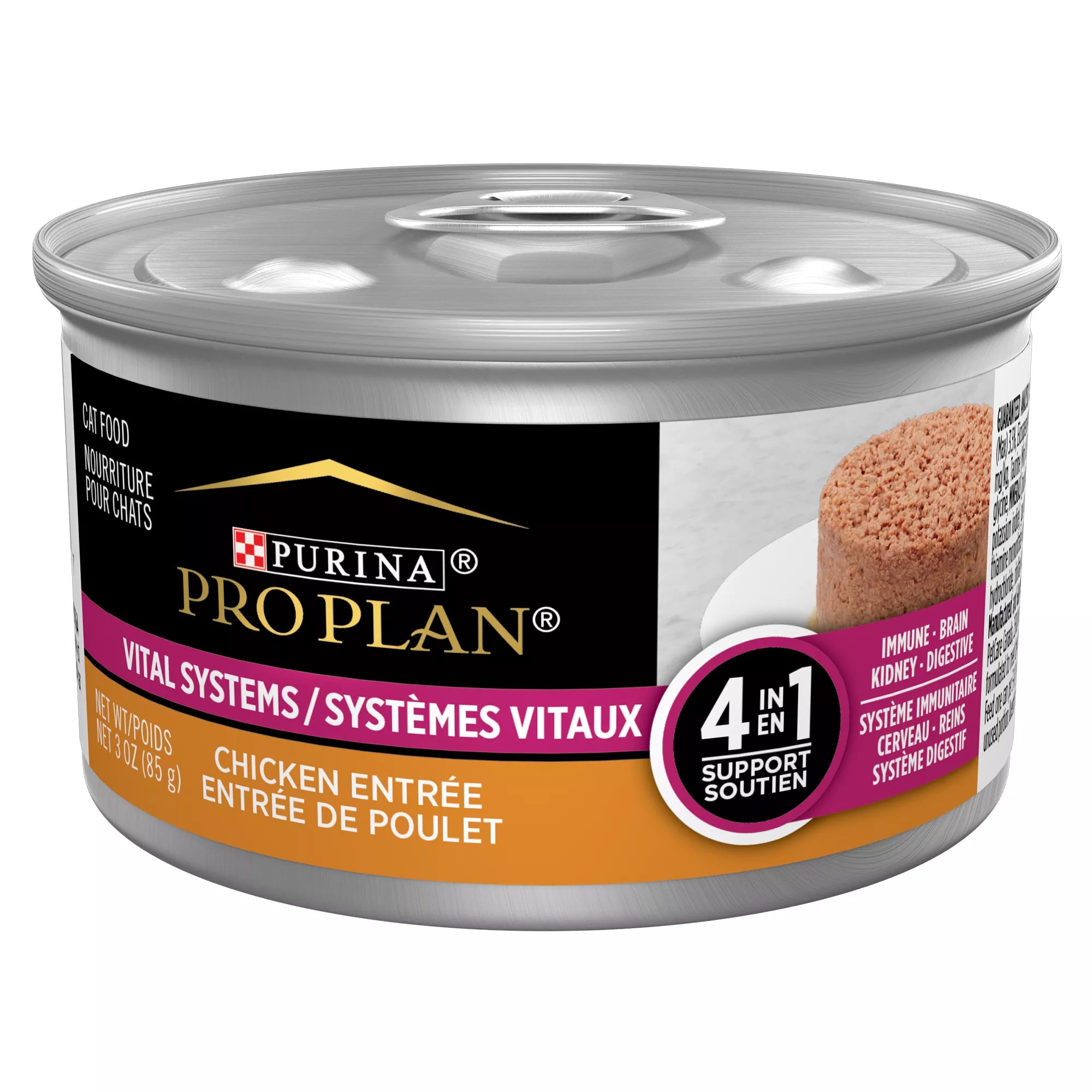 Purina Pro Plan Vital Systems Wet Cat Food - Adult 3oz