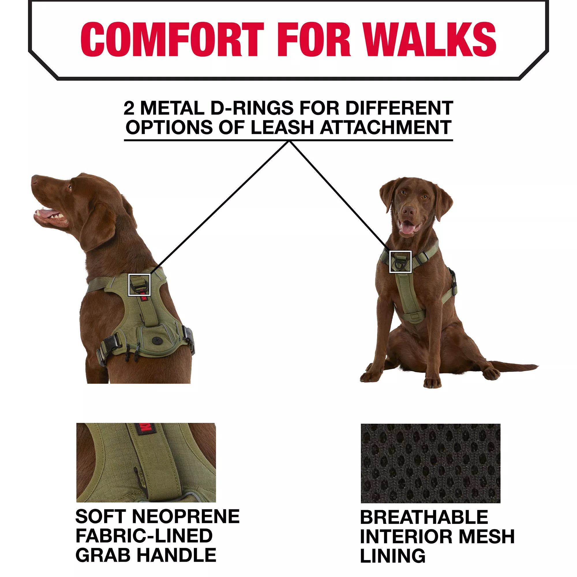 KONG Reflective Waste Bag Dog Harness