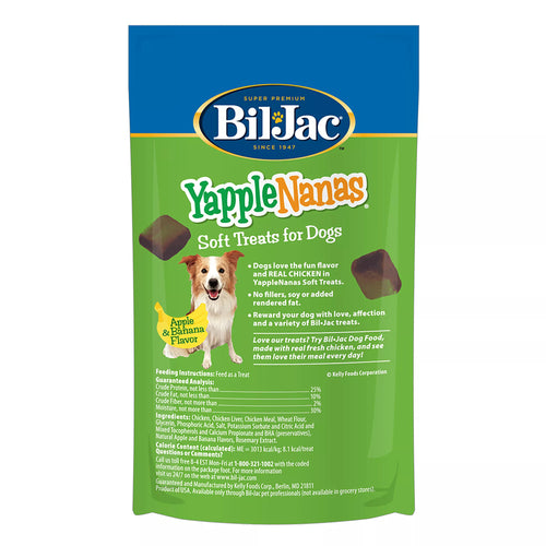 Bil-Jac YappleNanas Soft Dog Treats - Apple & Banana