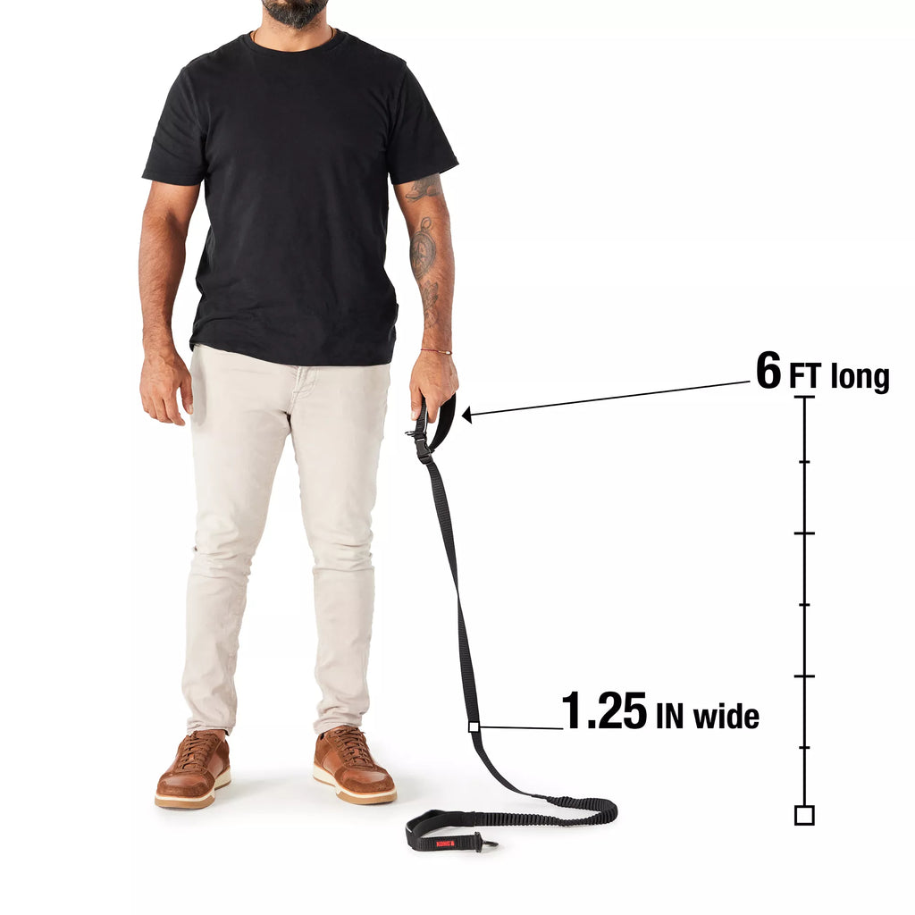 KONG Shock Absorbing Hands-Free Dog Leash: 6-ft long