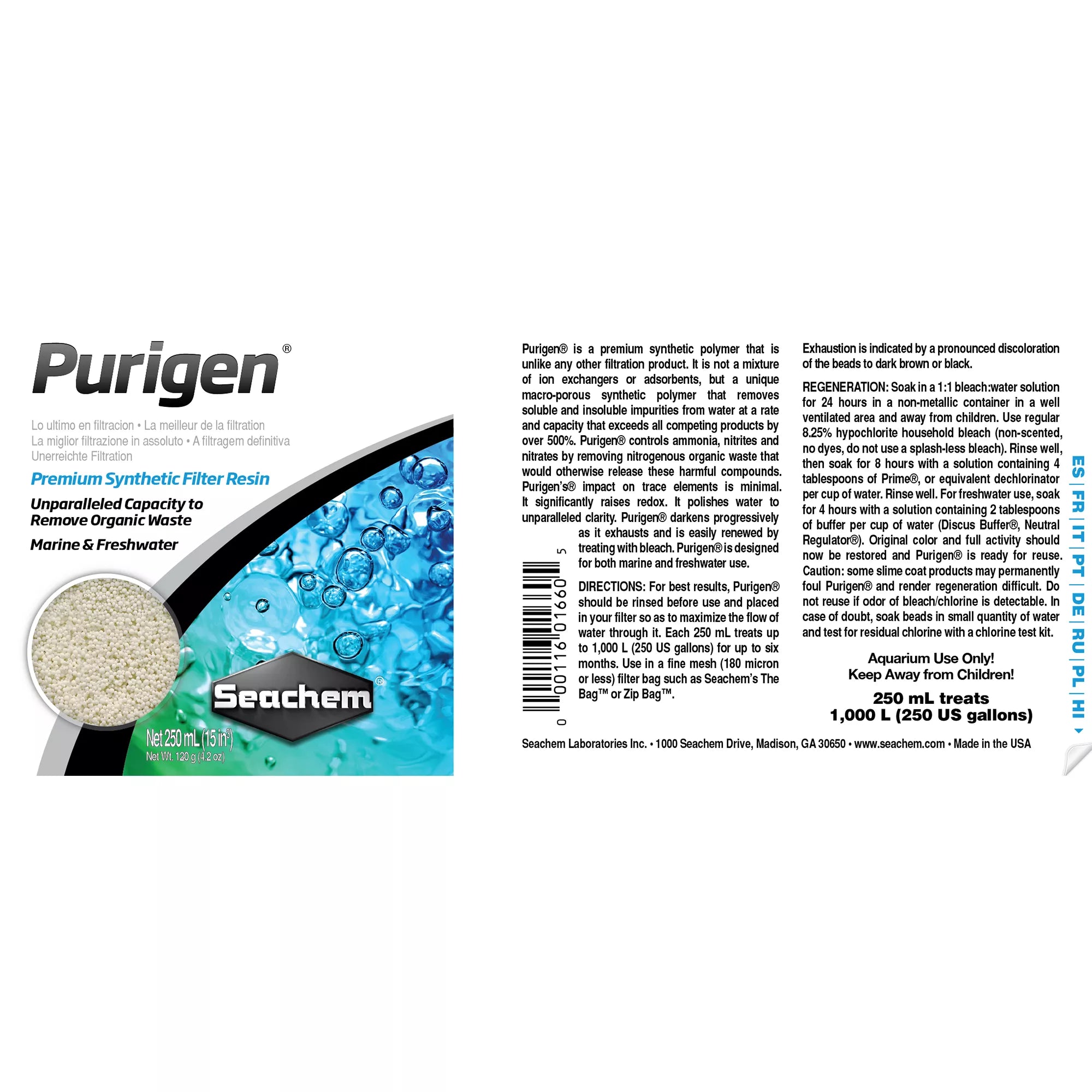 Seachem Purigen Premium Synthetic Absorbent